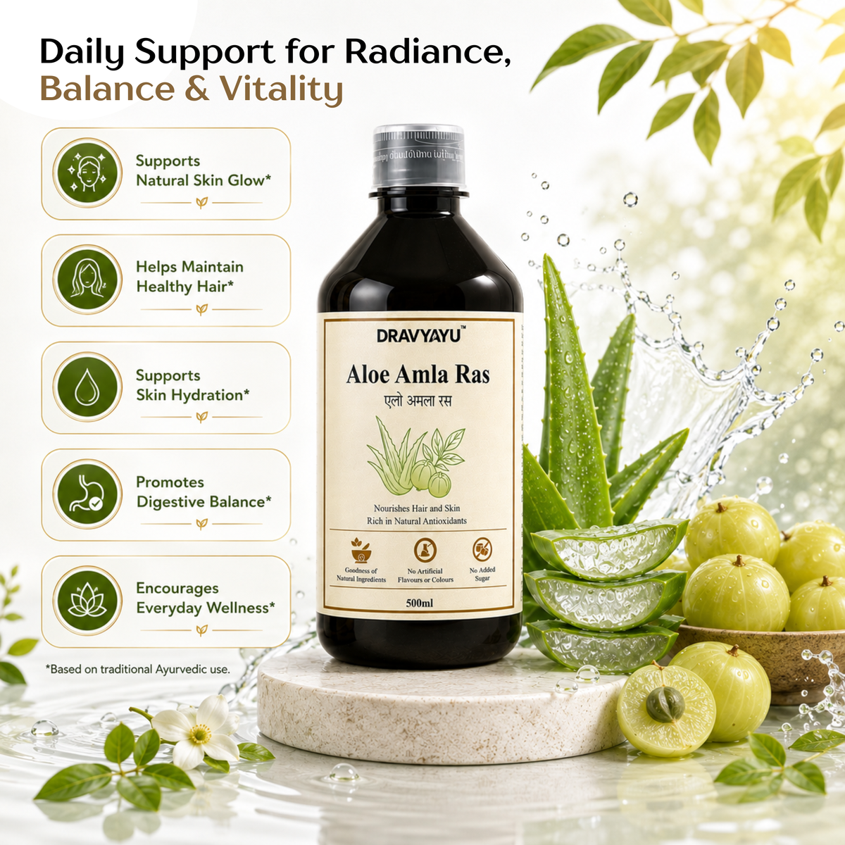 Dravyayu Aloe Amla Ras
